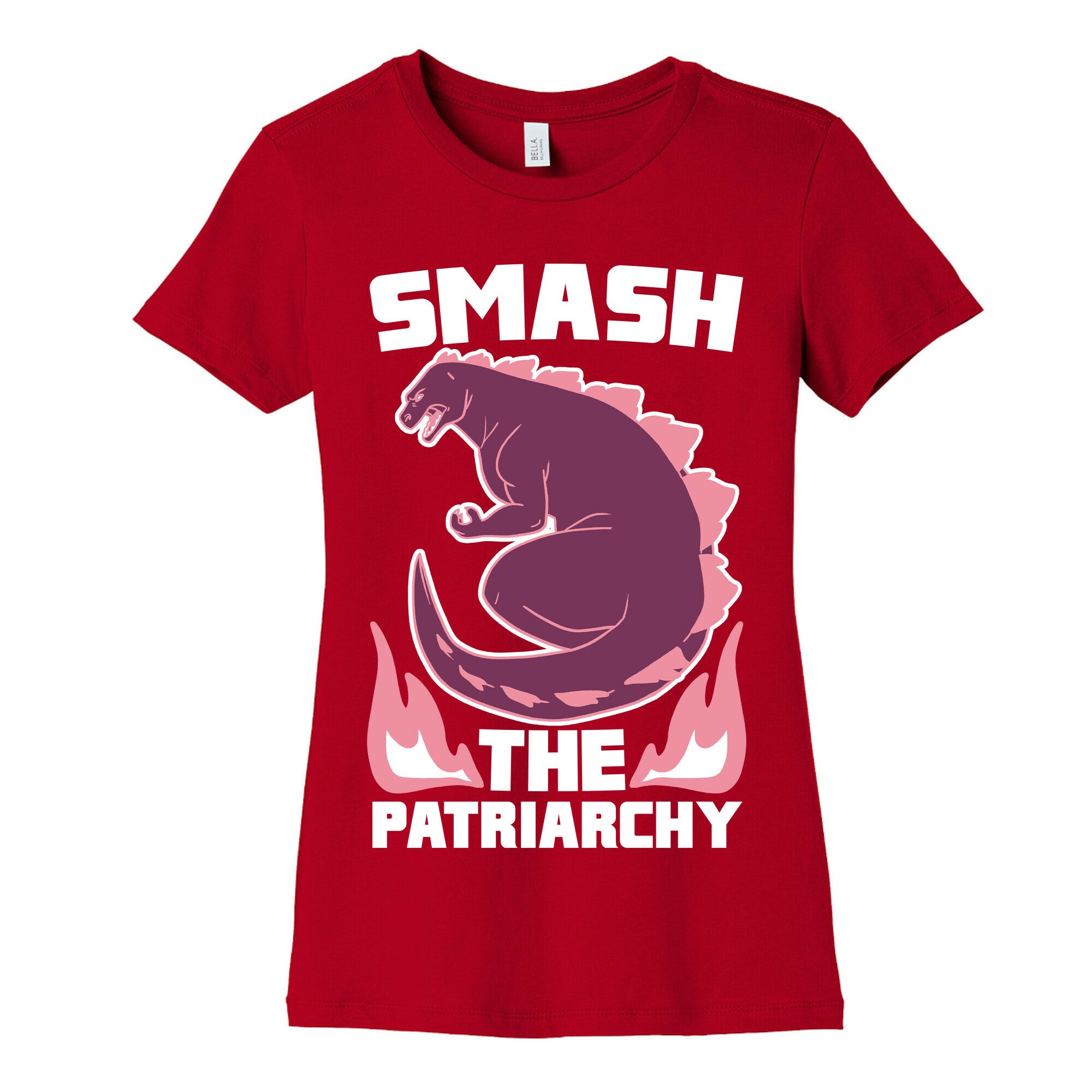 Smash the Patriarchy - Godzilla Women's Cotton Tee